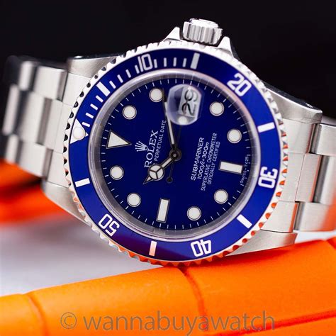 quotazione rolex 16610|rolex 16610 blue bezel.